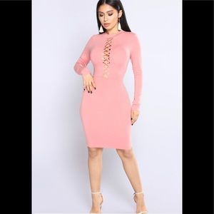 Criss cross dress - Rose